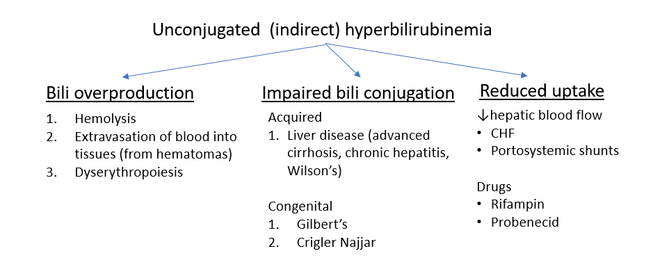 unconjugate hyperbili